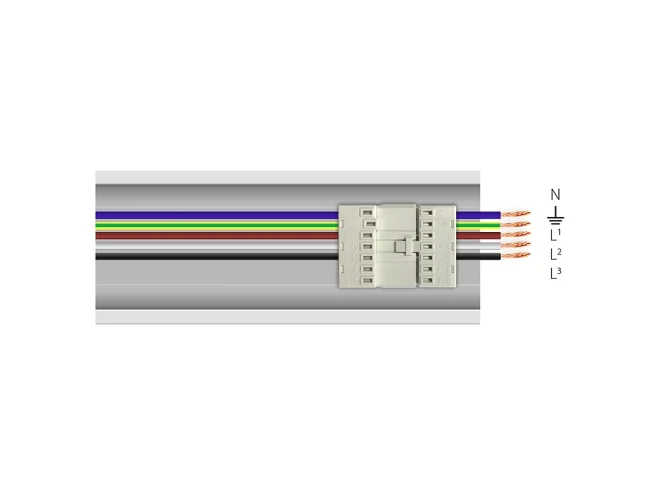 PERFORMANCE IN LIGHTING PERFORMANCE IN LIGHTING 310554 RAIL-A TRY 5P - L 1435 mm (2 staffette inox incluse) WH-RAL9003 / Bianco WH-RAL9003