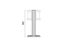 PERFORMANCE IN LIGHTING PERFORMANCE IN LIGHTING 000410 Palo 21 583 mm AN-96 / Antracite metallizzato