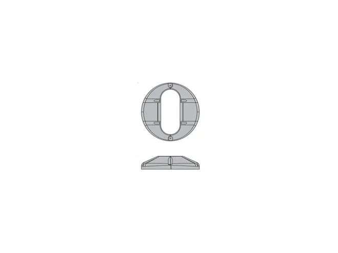 PERFORMANCE IN LIGHTING PERFORMANCE IN LIGHTING 310921 Copriflangia AMON verniciato AN-96 / Antracite metallizzato