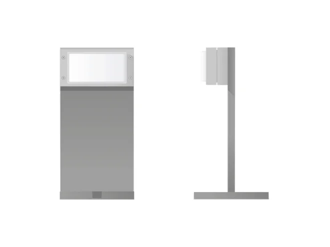 PERFORMANCE IN LIGHTING PERFORMANCE IN LIGHTING 315027 Palo Bliz 530 mm GR-20 / Grigio metallizzato