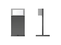 PERFORMANCE IN LIGHTING PERFORMANCE IN LIGHTING 315028 Palo Bliz 530 mm AN-96 / Antracite metallizzato