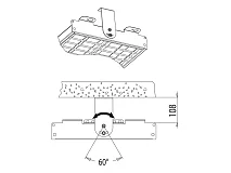 PERFORMANCE IN LIGHTING PERFORMANCE IN LIGHTING 3100000 GYM+ rotazione del kit WH-87 / Bianco