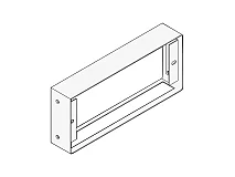 PERFORMANCE IN LIGHTING PERFORMANCE IN LIGHTING 310448 Anello per personalizzazione FLAT WH-87 / Bianco