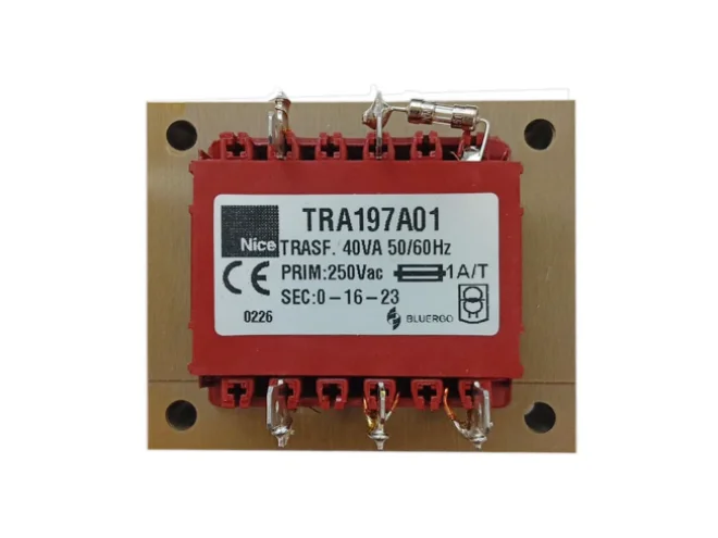 NICE NICE TRA197A01 TRA142.1025 Trasformatore 230V 22V 30Va Per RUN 1800 2500 Ricambio