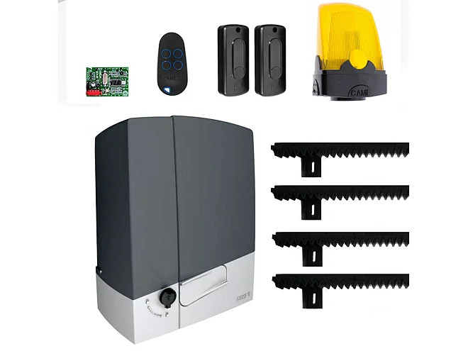CAME CAME BXV 400Kg 24V BXV04AGS 8K01MS-003 4mt Cremagliera Kit Automazione Per Cancello Scorrevole BX-243