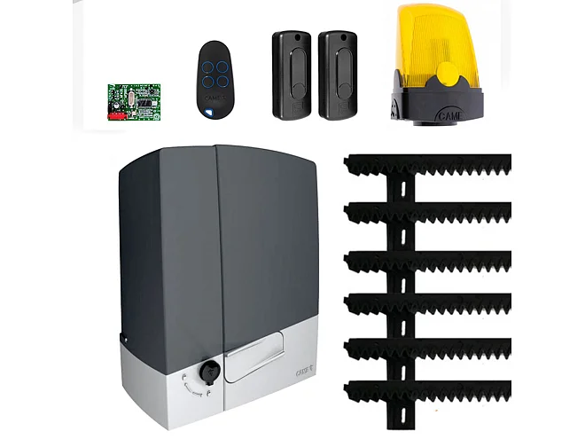 CAME CAME BXV 400Kg 24V BXV04AGS 8K01MS-003 6mt Cremagliera Kit Automazione Per Cancello Scorrevole BX-243
