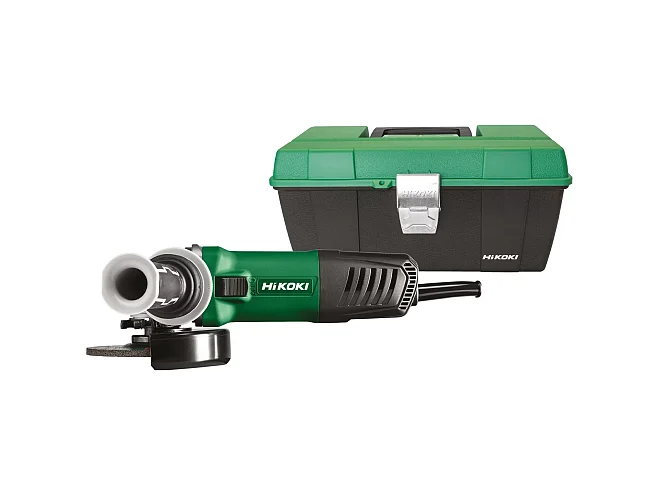 Hikoki Hikoki KG12SW2 Smerigliatrice Angolare 1200W, 11.500 giri/min, Diametro 115mm, Disco Abrasivo, Disco Diamantato, Valigetta