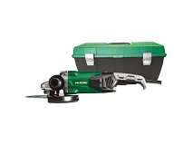 Hikoki Hikoki KG23SW2 Smerigliatrice Angolare 2.200W, 6.600 giri/min, Diametro 230mm, 5,3Kg, (box cartone), Plano grande