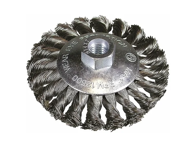 Hikoki Hikoki 751317 Spazzola a tazza 100x0,5 mm/ M14, filo d'acciaio, attorcigliato