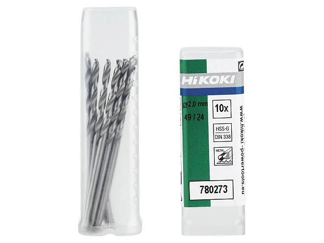 Hikoki Hikoki 780279 10 Punte per metallo HSS-G DIN 338 2,5 x 30/57 mm