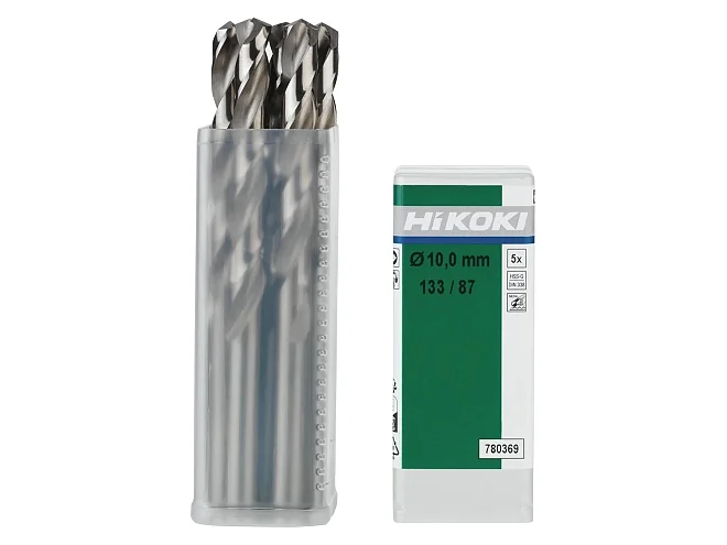 Hikoki Hikoki 780375 5 Punte da trapano per metallo HSS-G DIN 338 10,5 x 87/133 mm