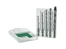 Hikoki Hikoki 780465 Set di punte per metallo HSS-G DIN 338 esagonale da 1/4 (5 pezzi) 3/4/5/6/8