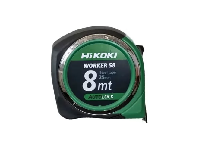 Hikoki Hikoki HKAFC8825 Flessometro worker 58 da 8mt, larghezza 25mm, sistema autolock