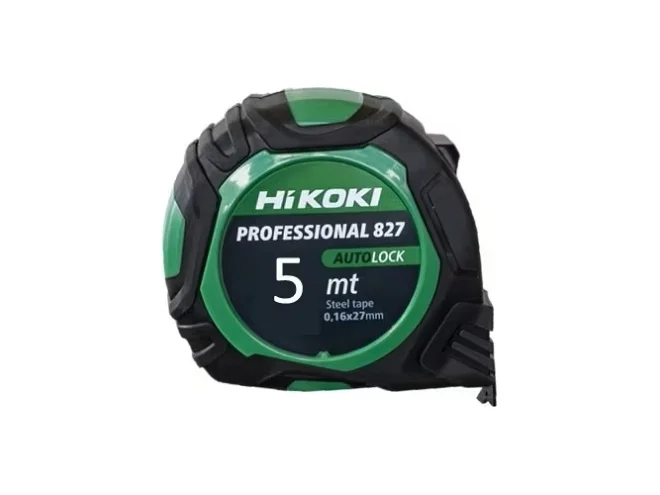 Hikoki Hikoki HKAFPG527 Flessometro professional da 5mt, larghezza 27mm, spessore 0,16, nastro rivestito in nylon, sistema autolock