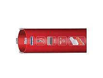 Hikoki Hikoki HTL0423404 Corona a secco per mattone DUSTEC d.42x340mm x M16