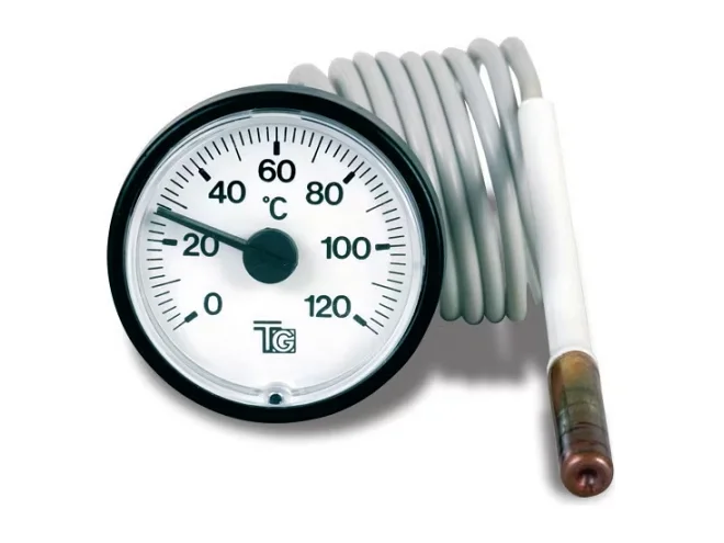 Fantini Cosmi Fantini Cosmi 110-00336-00A TERMOMETRO ø57 CAPILLARE 1500mm -40÷40°C CON CORNICE BIANCA