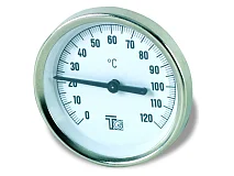 Fantini Cosmi Fantini Cosmi 1A4-10105-00A TERMOMETRO BIMETALLICO GAMBO 100 ATTACCO POSTERIORE 0÷120°C