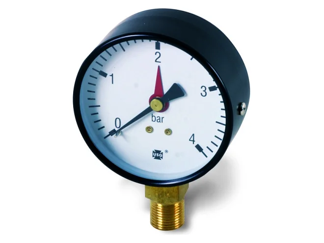 Fantini Cosmi Fantini Cosmi 3B1-45421-00A MANOMETRO ø80 ATTACCO RADIALE ø3/8 0÷6bar CON INDICE ROSSO