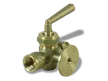 Fantini Cosmi Fantini Cosmi 7750-14-0A RUBINETTO 3 VIE PORTAMANOMETRO OTTONE ø1/4MF