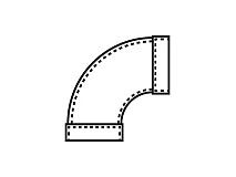 Fantini Cosmi Fantini Cosmi AP19722 CV90-160 CURVA 90° PPE DN160