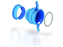 Fantini Cosmi Fantini Cosmi AP19934 RTP-75 RACCORDO ø75mm PER TUBO CORRUGATO/PLENUM