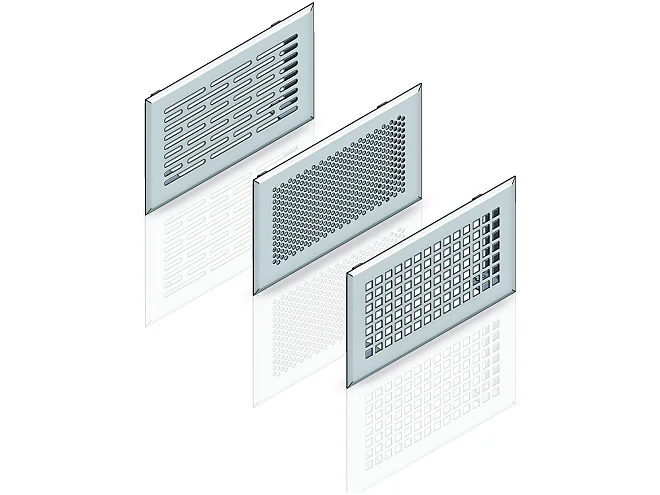 Fantini Cosmi Fantini Cosmi AP19949 GDQ-70G GRIGLIA ACCIAIO 260x155 FESSURA QUADRA SILVER