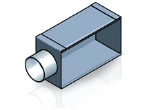 Fantini Cosmi Fantini Cosmi AP19964 PGR 75L PLENUM ISOLATO ATTACCO LATERALE P.85mm PER GRIGLIE