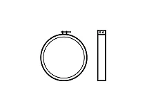 Fantini Cosmi Fantini Cosmi AP7369 CFS 100 COLLARE A FASCIA STRINGITUBO ø100mm