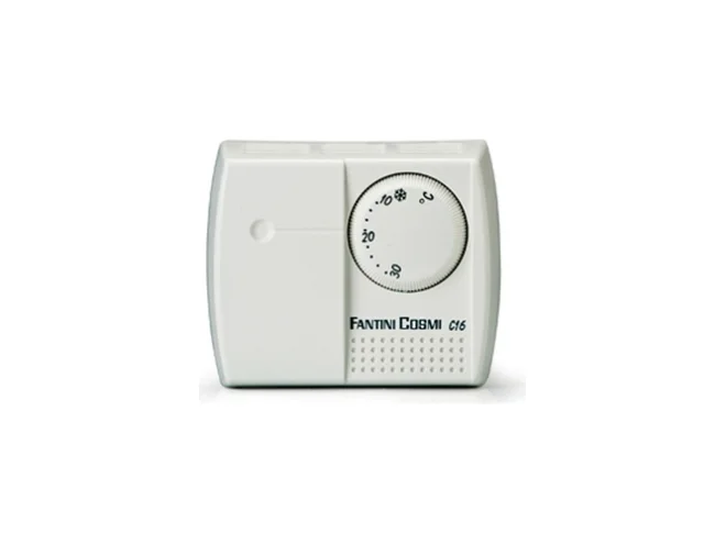 Fantini Cosmi Fantini Cosmi C16I TERMOSTATO ELETTROMECCANICO 10÷30°C CON INTERRUTTORE