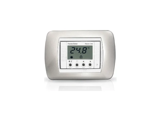 Fantini Cosmi Fantini Cosmi C44B TERMOSTATO ELETTRONICO INCASSO 230V CON DISPLAY BIANCO