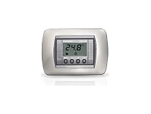 Fantini Cosmi Fantini Cosmi C44C TERMOSTATO ELETTRONICO INCASSO 230V CON DISPLAY SILVER