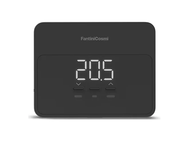 Fantini Cosmi Fantini Cosmi C900RN CRONOTERMOSTATO RETTANGOLARE SMART WIFI BATTERIA NERO