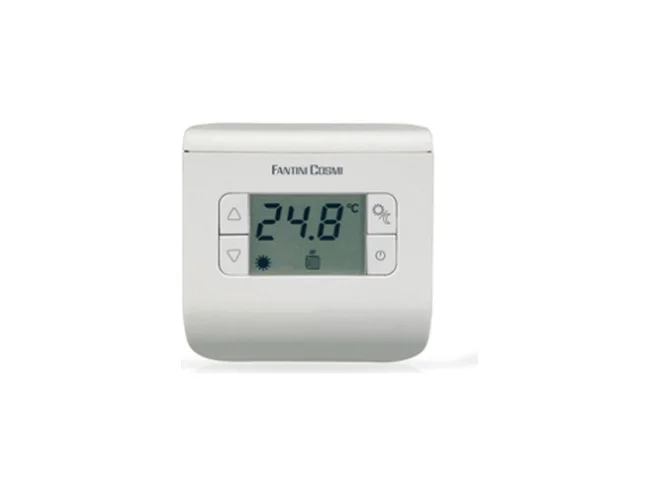 Fantini Cosmi Fantini Cosmi CH110 TERMOSTATO AMBIENTE DIGITALE BATTERIA 2TEMPERATURE BIANCO