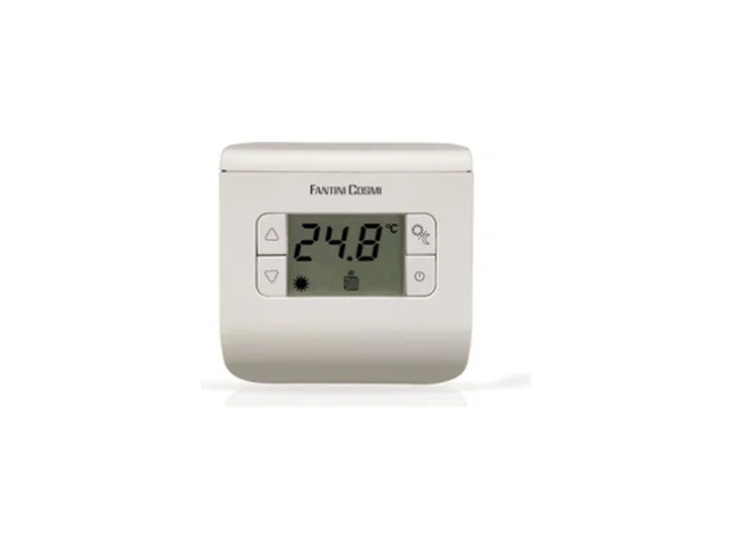 Fantini Cosmi Fantini Cosmi CH110R TERMOSTATO AMBIENTE DIGITALE TELEALIMENTATO BIANCO
