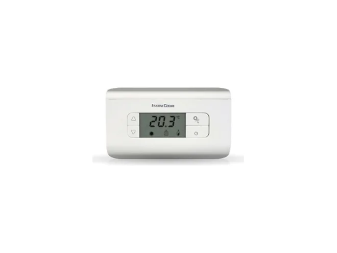 Fantini Cosmi Fantini Cosmi CH115-16 TERMOSTATO AMBIENTE DIGITALE BATTERIA 3TEMPERATURE RELE 16A BIANCO