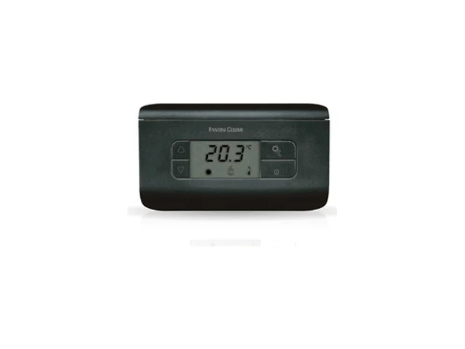 Fantini Cosmi Fantini Cosmi CH117 TERMOSTATO AMBIENTE DIGITALE BATTERIA 3TEMPERATURE ANTRACITE