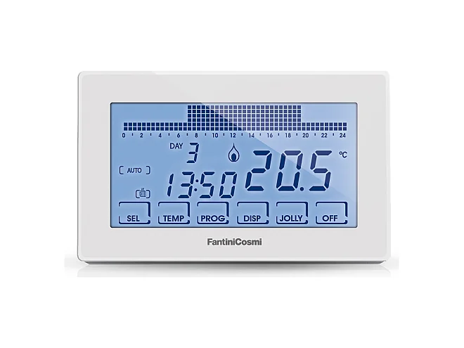 Fantini Cosmi Fantini Cosmi CH180 INTELLICOMFORT CRONOTERMOSTATO SETTIMANALE TOUCHSCREEN BATTERIA