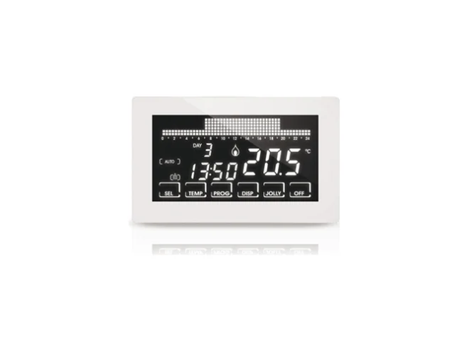 Fantini Cosmi Fantini Cosmi CH193B INTELLITOUCH CRONOTERMOSTATO SETTIMANALE SEMINCASSO 230V BIANCO
