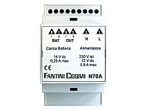 Fantini Cosmi Fantini Cosmi N70A ALIMENTATORE CON CARICA BATTERIA PER CENTRALINE EV