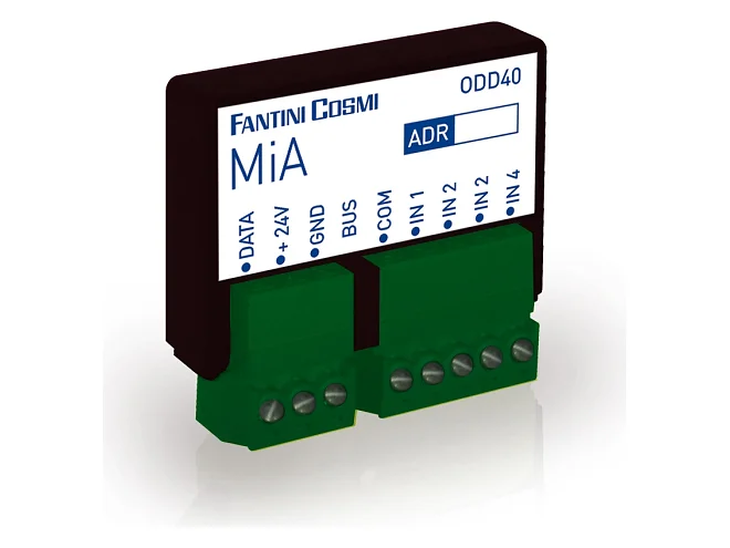 Fantini Cosmi Fantini Cosmi ODD40 MODULO INCASSO CON 4 INGRESSI DIGITALI E 8VIRTUALI 24Vcc-18mA