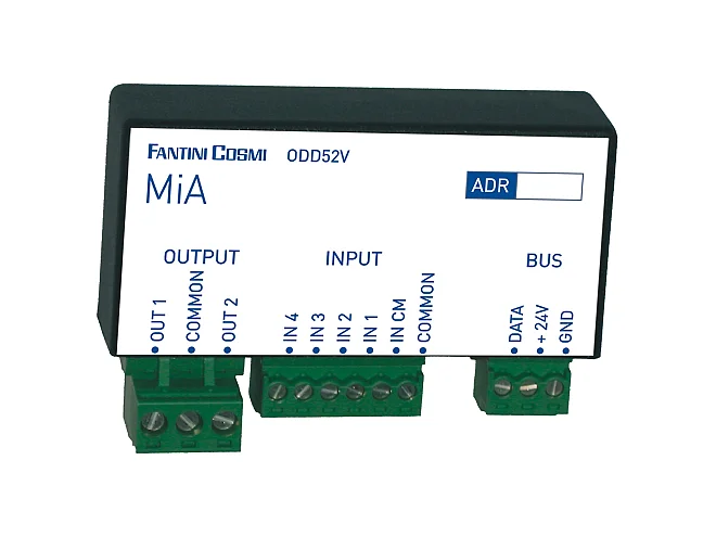 Fantini Cosmi Fantini Cosmi ODD52V MODULO INCASSO AUTOMAZIONE 5 INGRESSI DIGITALI/2 USCITE RELE PER VENEZIANE
