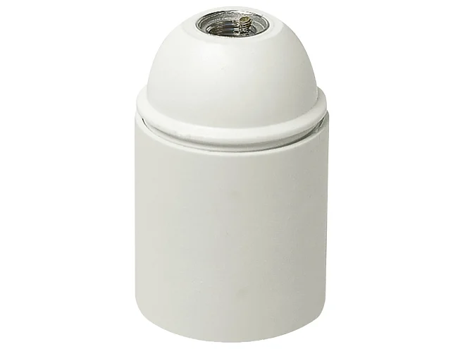 VIMAR Vimar 02101.B Portalampada E27 M10x1 cm/lisc. bianco