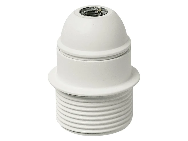 VIMAR Vimar 02104.B Portalampada E27 M10x1 cm/pfil. bianco