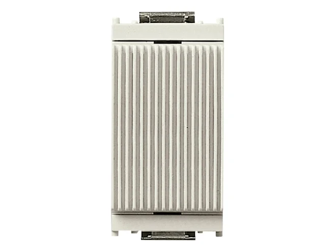 VIMAR Vimar 16540.B Copriforo fronte rigato bianco