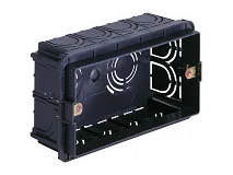 VIMAR Vimar V71304.AU Scatola incasso rettang.autoest. 4M nero