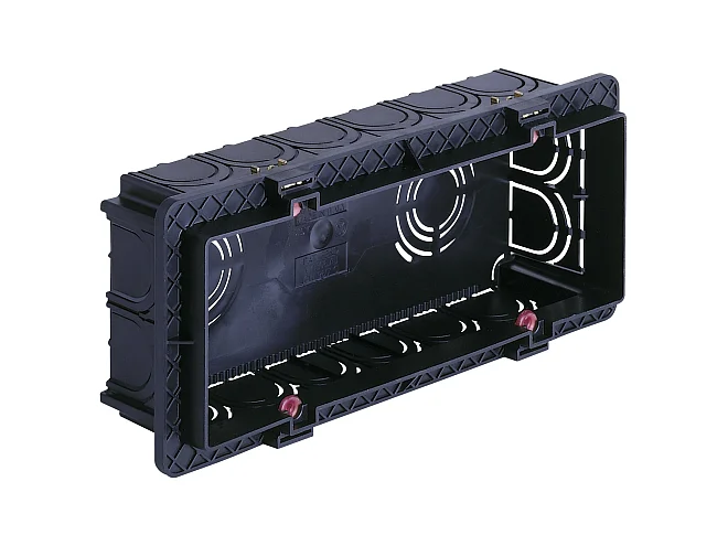 VIMAR Vimar V71306.AU Scatola incasso rettang. 6-7M nero