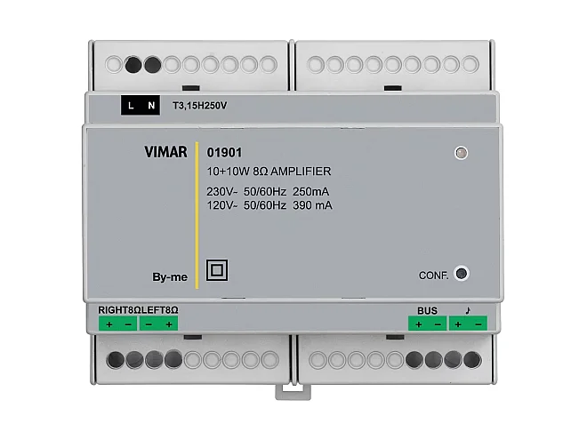 VIMAR Vimar 01901 Amplificatore stereo 2uscite 8ohm 10+10W