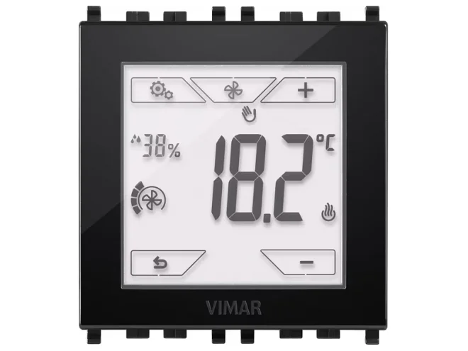 VIMAR Vimar 02952 Termostato touch KNX 2M nero