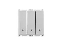 VIMAR Vimar 14003.SL Tre interruttori 1P 20AX Silver
