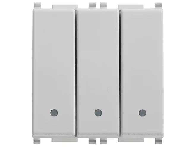 VIMAR Vimar 14007.SL Tre deviatori 1P 20AX Silver